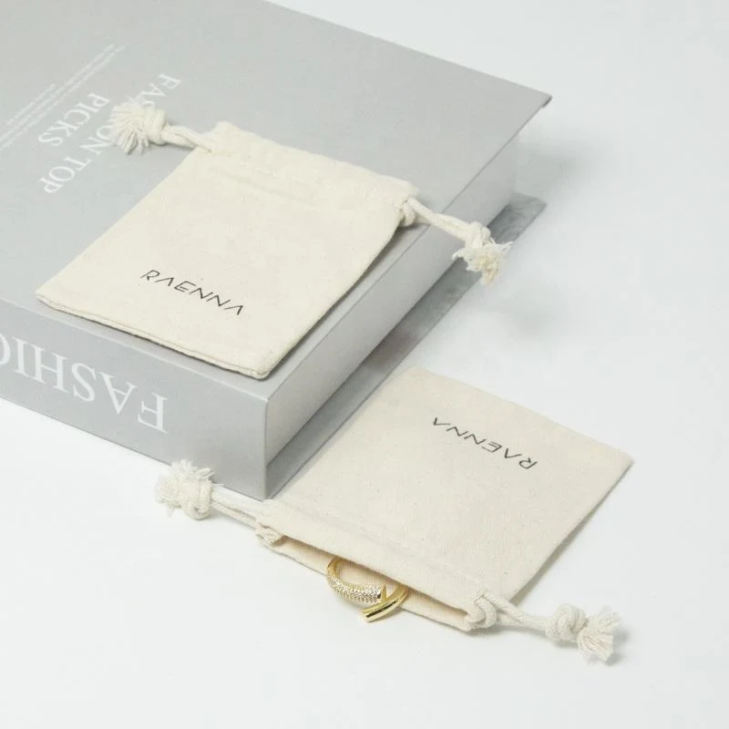 Cotton Drawstring Pouch — image 3