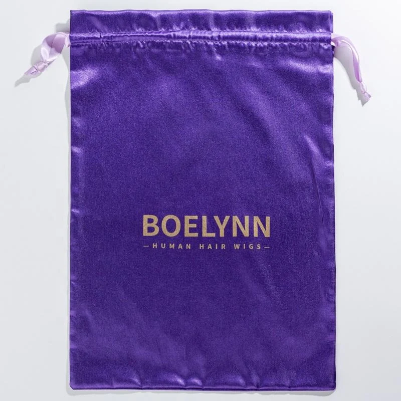 Pink Satin Drawstring Pouch — image 6