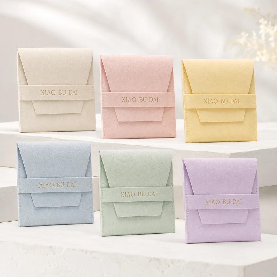 Cream Microfiber Envelope Pouch — image 4