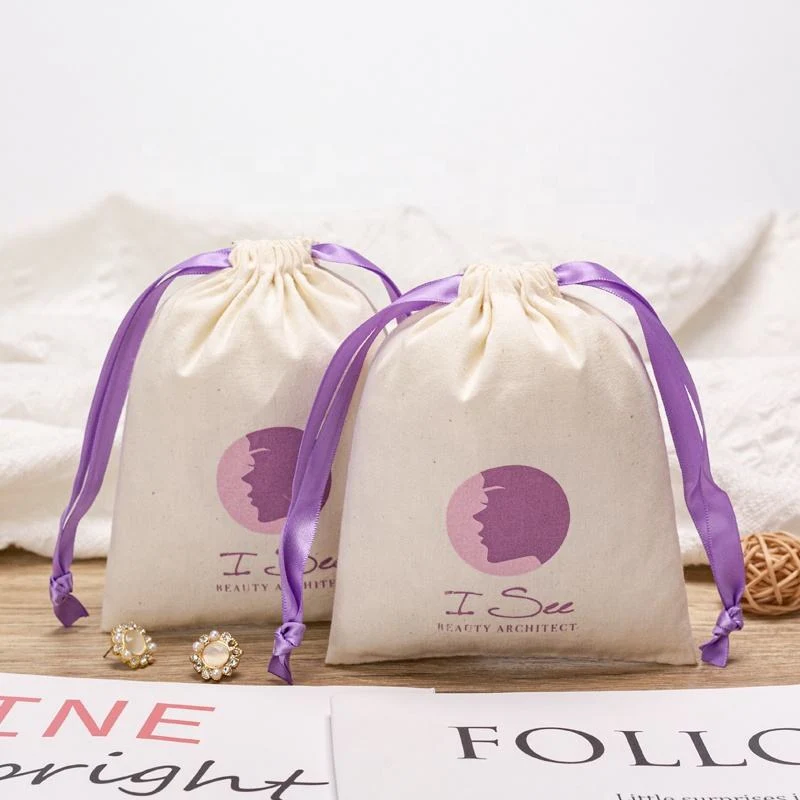 Cotton Drawstring Pouch — image 3