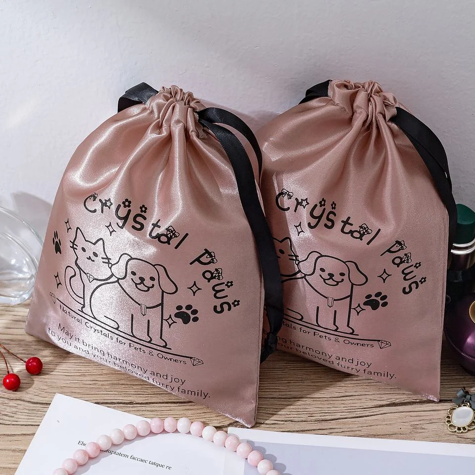 Satin Drawstring Pouch — image 3