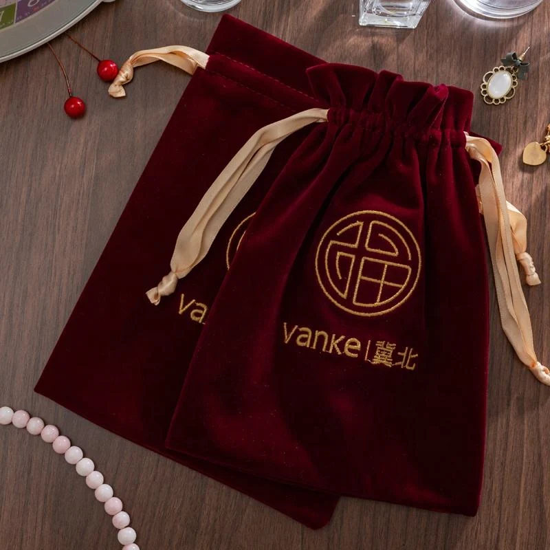 Velvet Drawstring Pouch — image 2