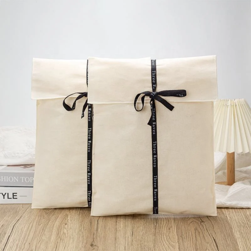 Textured Fabric Envelope Pouch — image 2