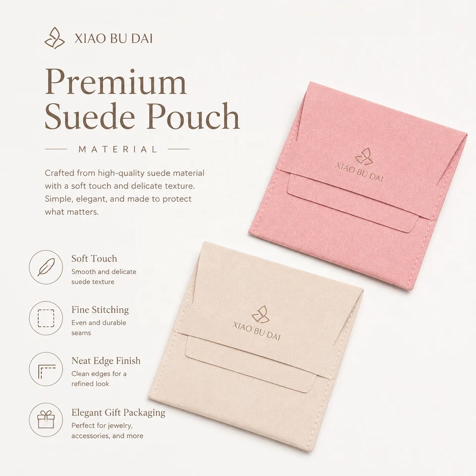 Dusty Rose Microfiber Envelope Pouch — image 2