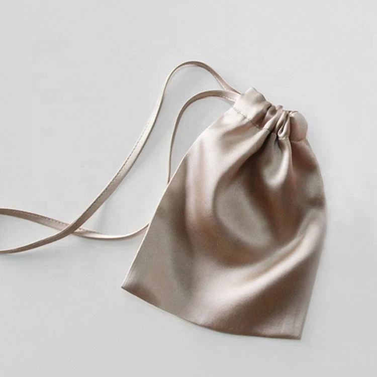 Green Satin Drawstring Pouch — image 6