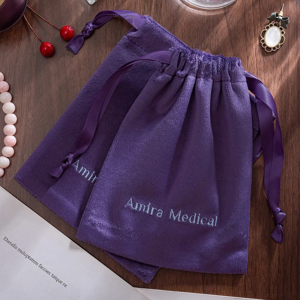 Velvet Drawstring Pouch — image 3