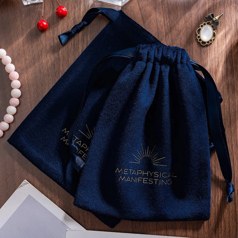 Velvet Drawstring Pouch — image 3
