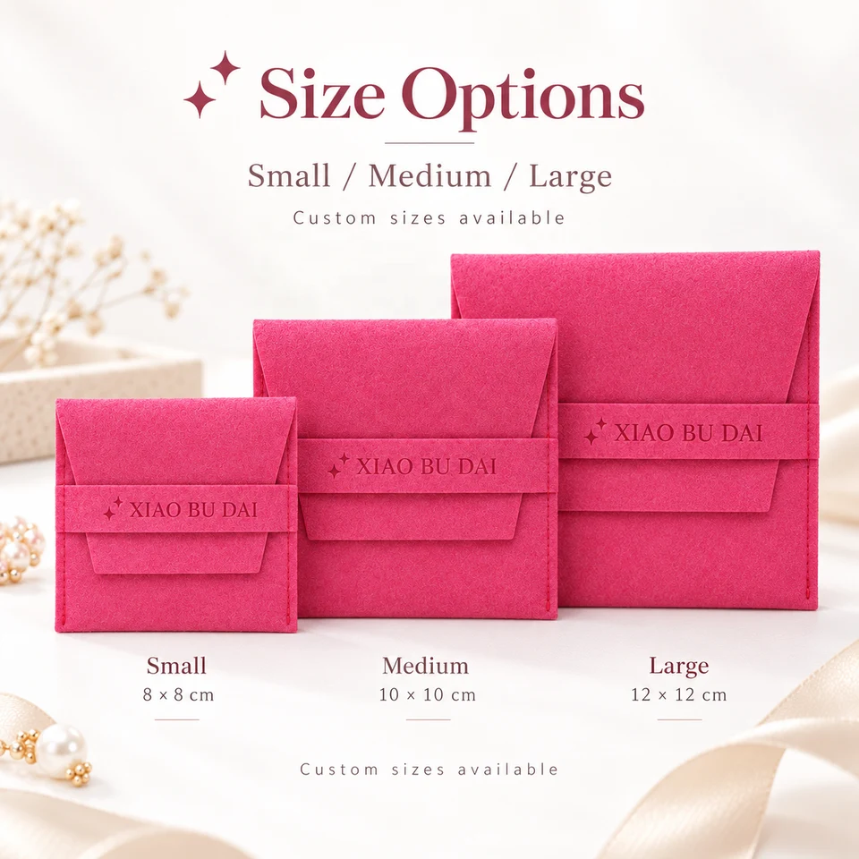 Dusty Rose Microfiber Envelope Pouch — image 3