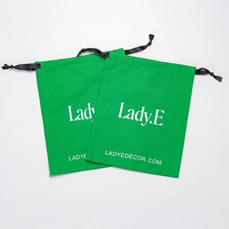 Textured Fabric Drawstring Pouch — image 6