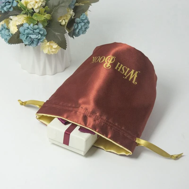 Satin Drawstring Pouch — image 4