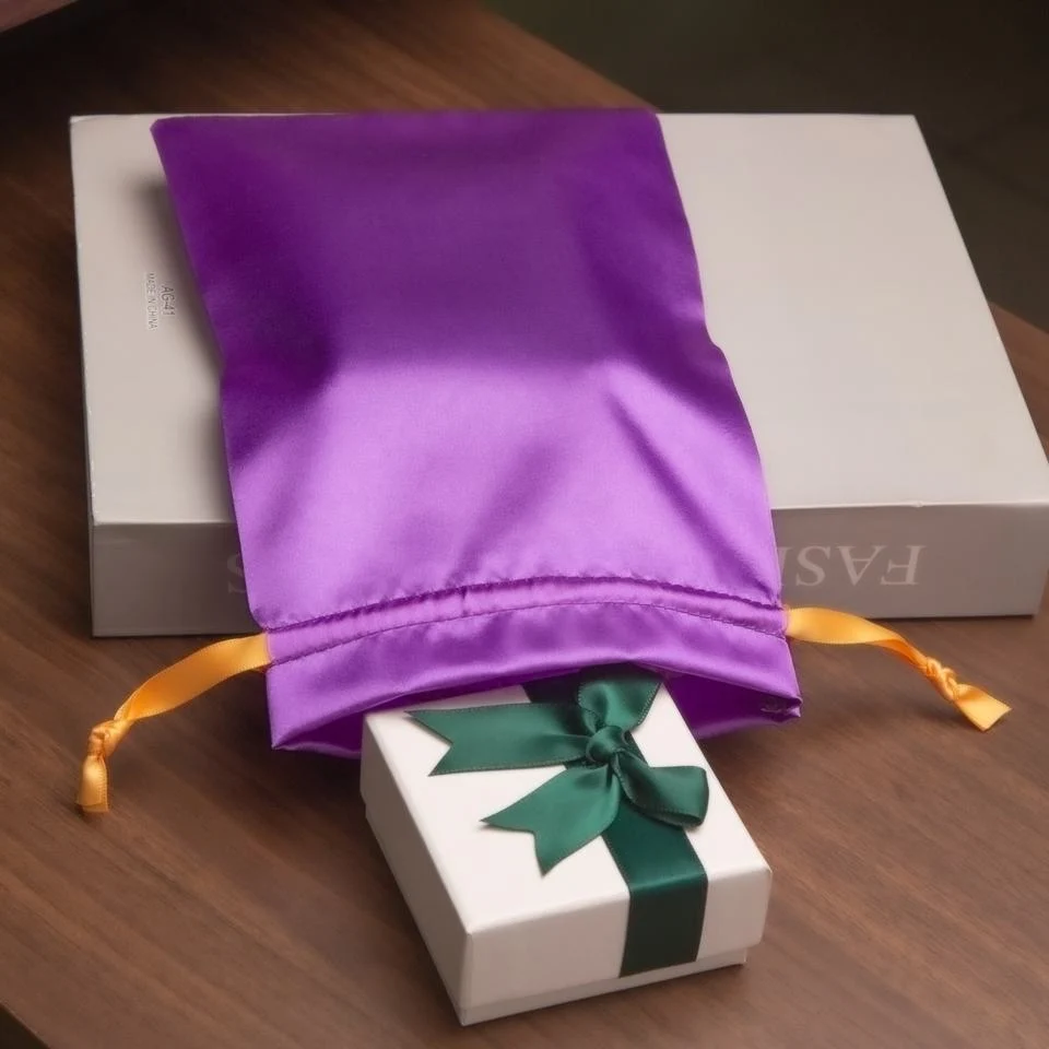 Satin Drawstring Pouch — image 6
