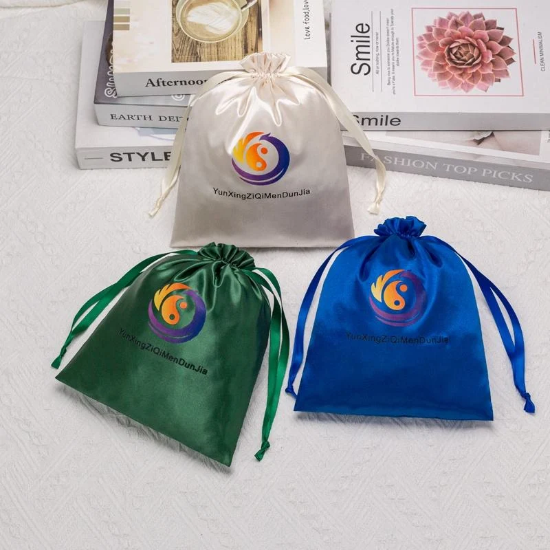 Satin Drawstring Pouch — image 4