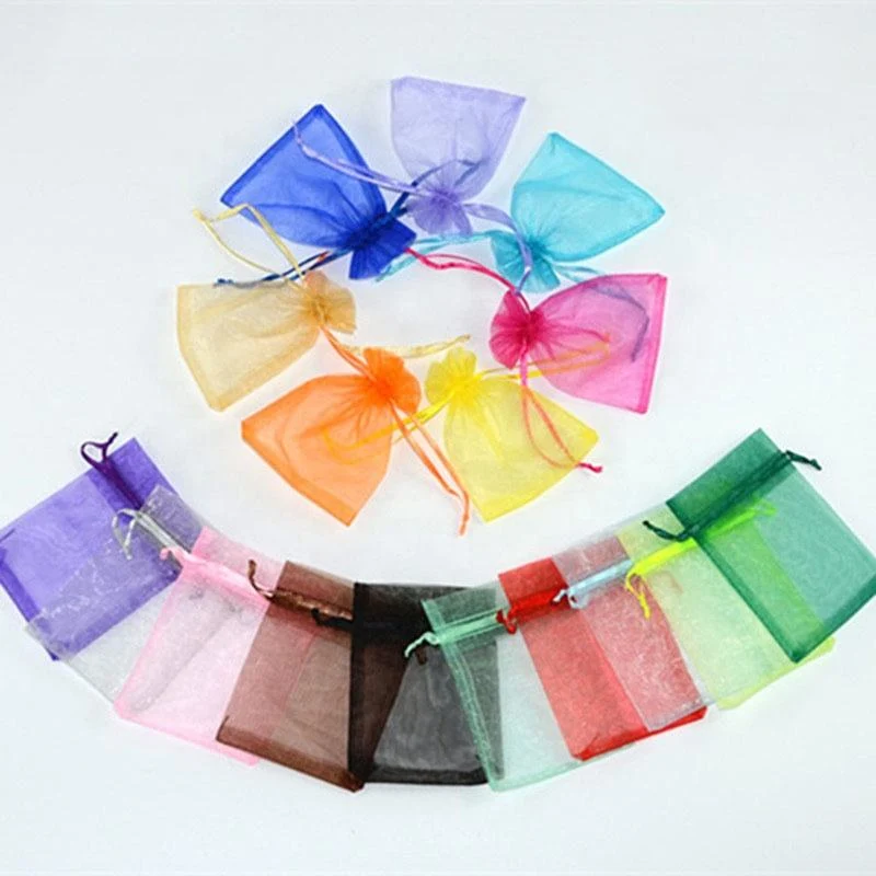 Black Organza Drawstring Pouch — image 2