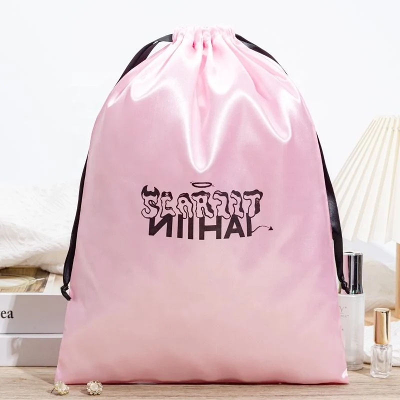 Satin Drawstring Pouch — image 2