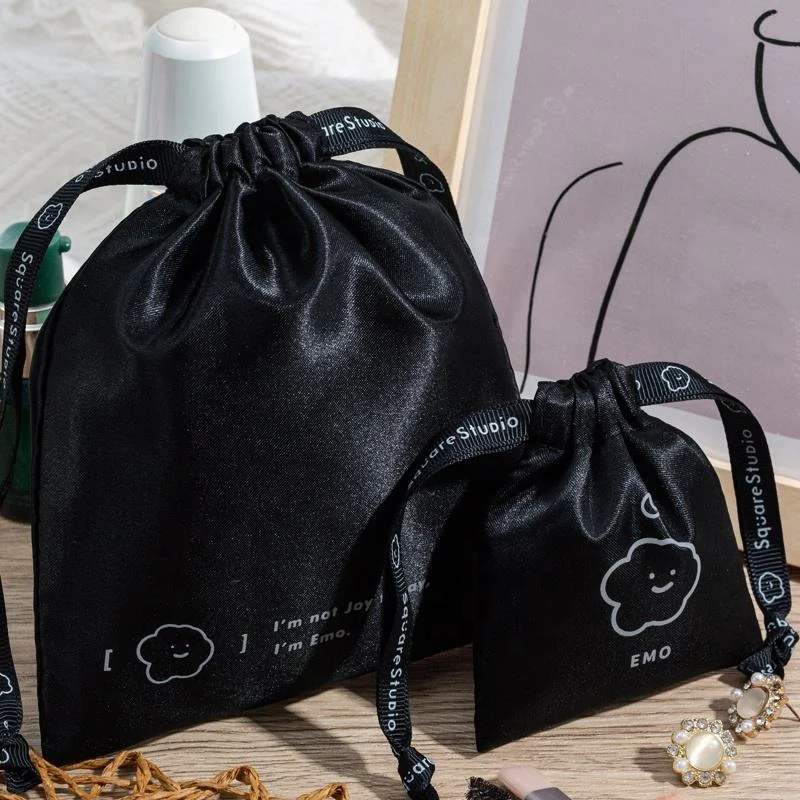 Satin Drawstring Pouch — image 2