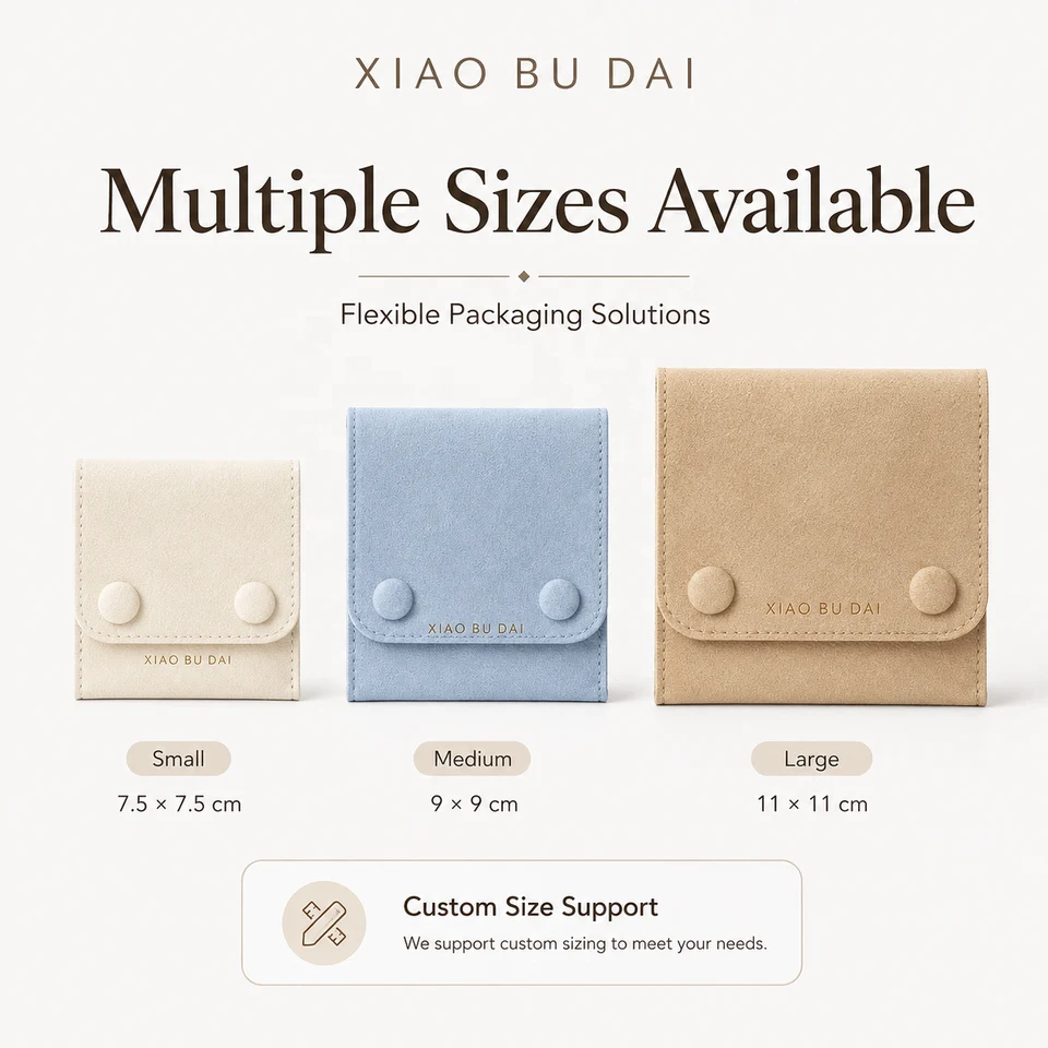 Cream Microfiber Envelope Pouch — image 3