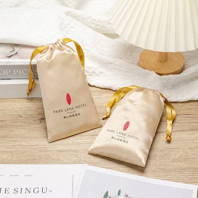 Satin Drawstring Pouch — image 3