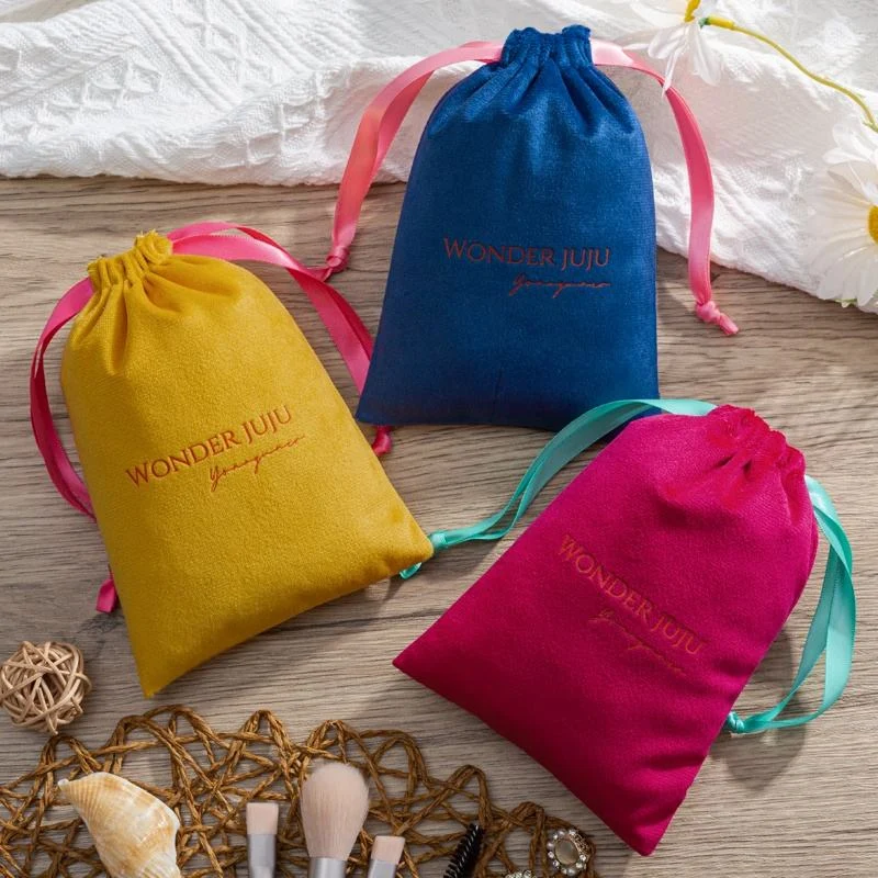 Velvet Drawstring Pouch — image 3