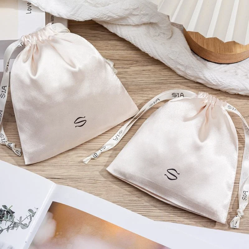Satin Drawstring Pouch — image 3
