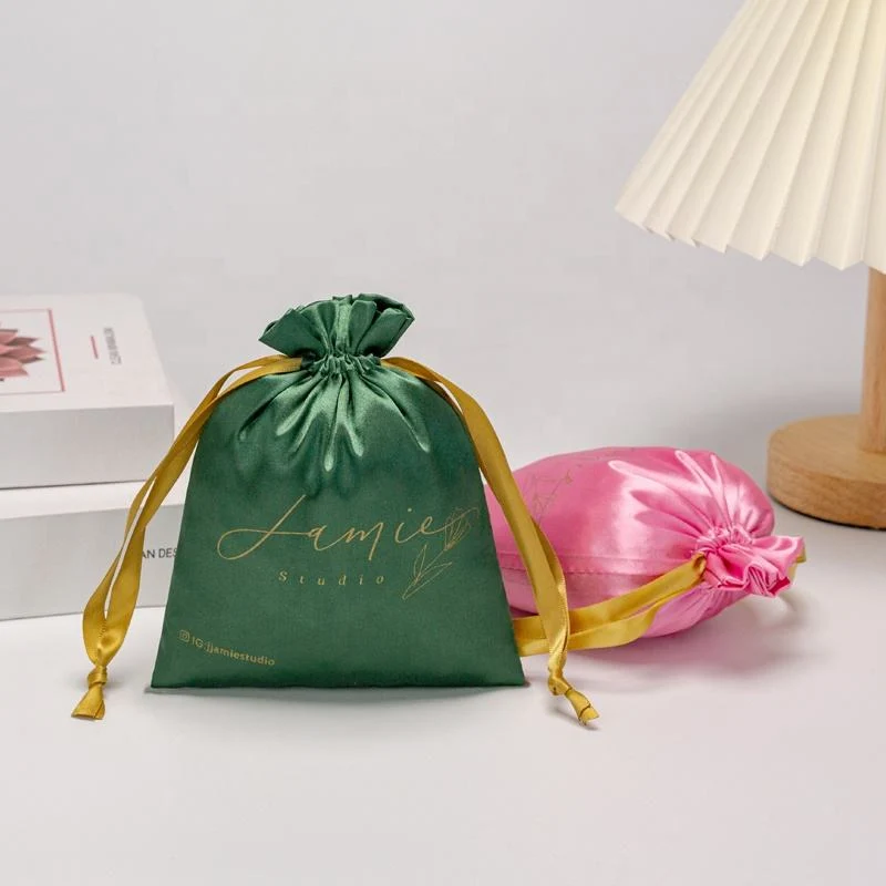 Satin Drawstring Pouch — image 2