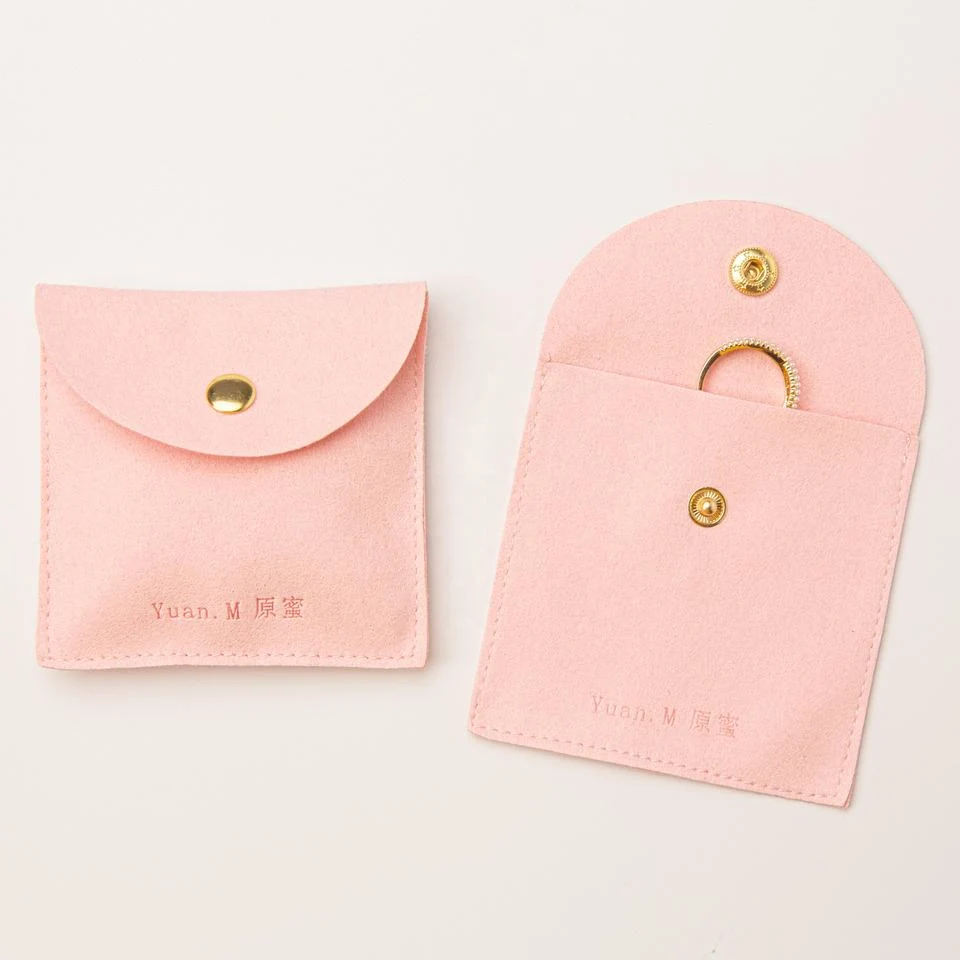 Pink Microfiber Envelope Pouch — image 2