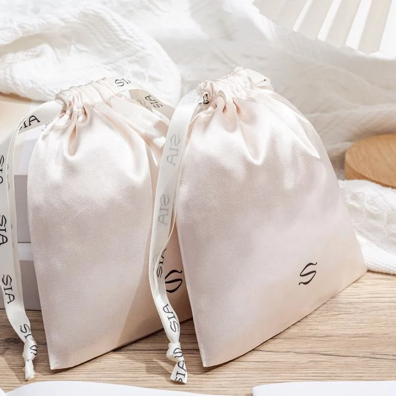 Satin Drawstring Pouch — image 2