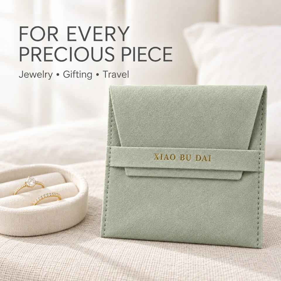 Microfiber Tuck-Band Jewelry Pouch — image 2