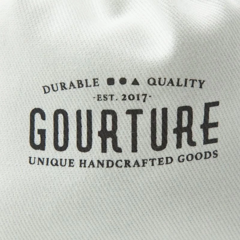 Black Cotton Drawstring Pouch — image 6