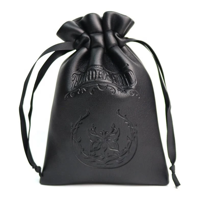 Leather-Look Drawstring Pouch — image 5