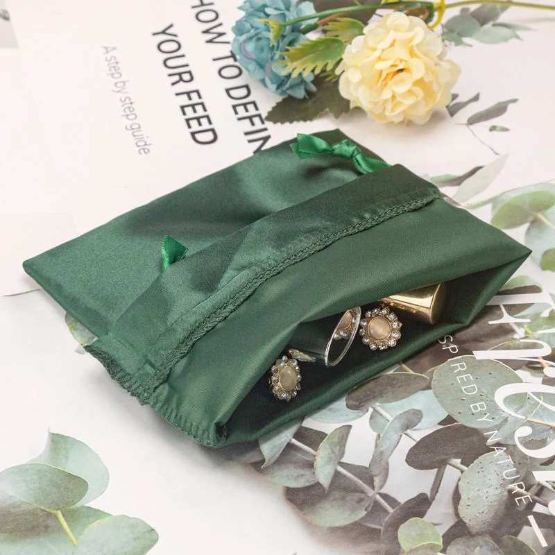 Satin Drawstring Pouch — image 4