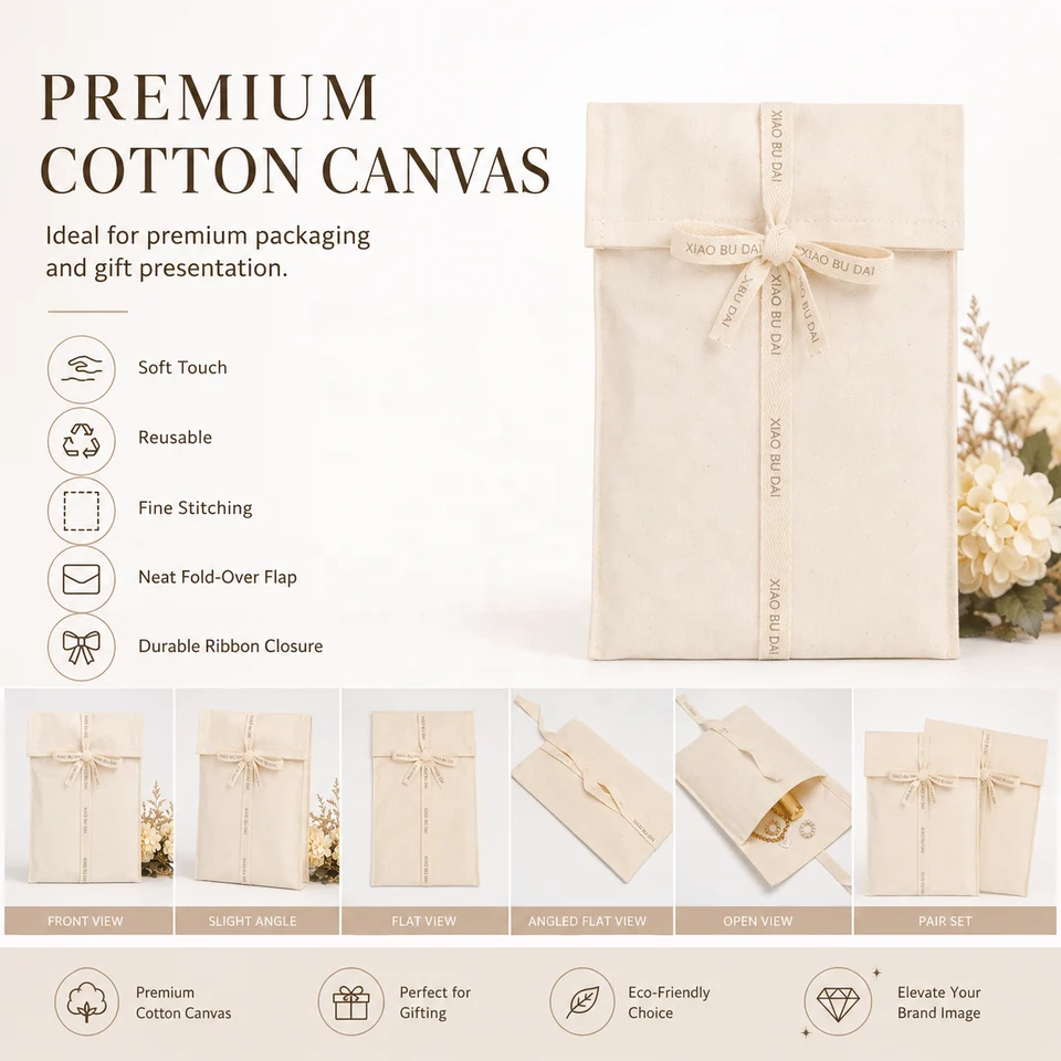 Fabric Drawstring Pouch — image 2