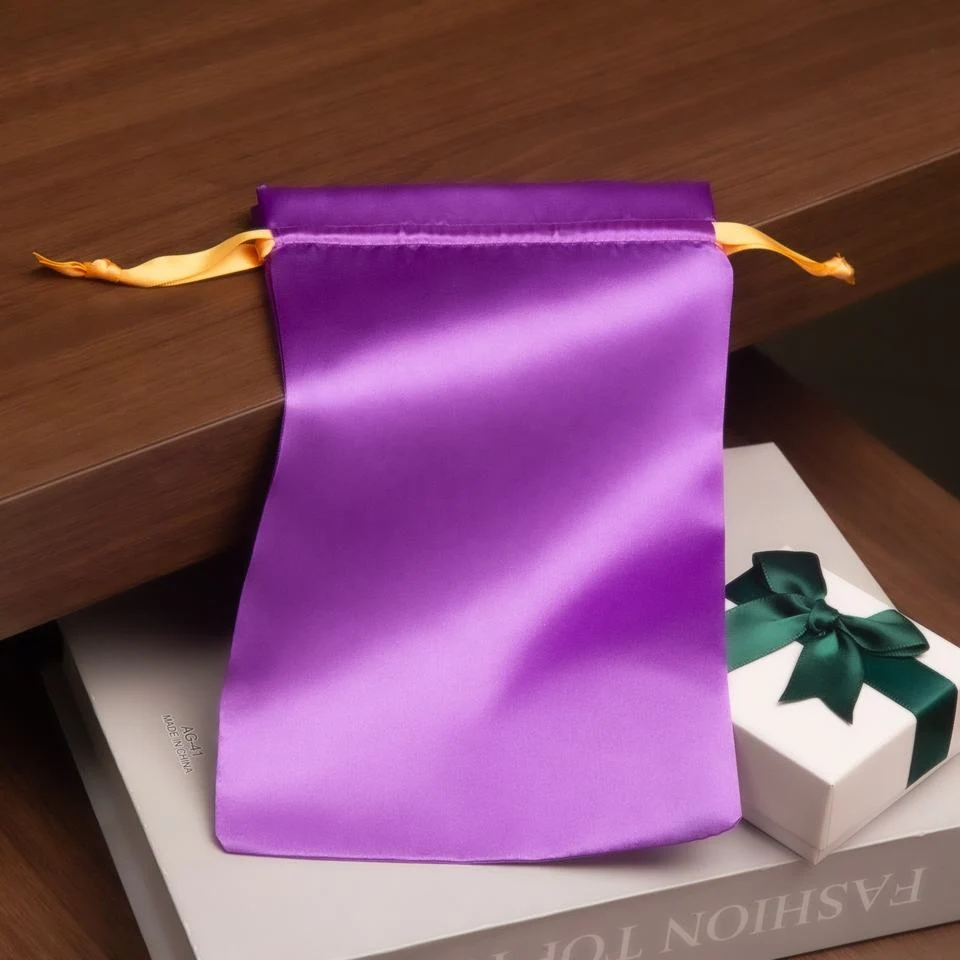 Satin Drawstring Pouch — image 4