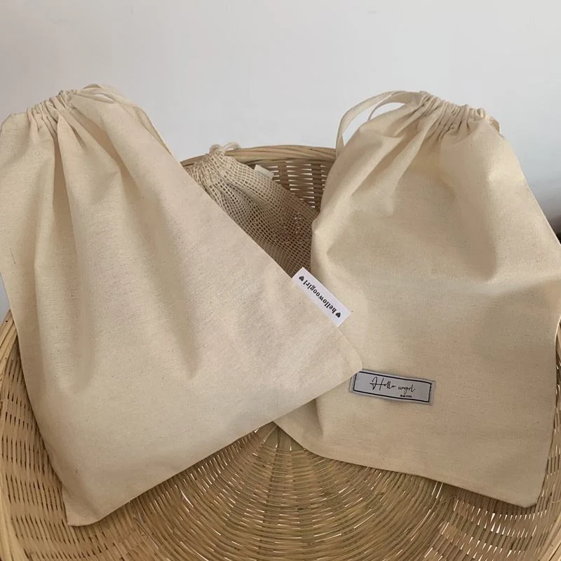 Cotton Drawstring Pouch — image 2