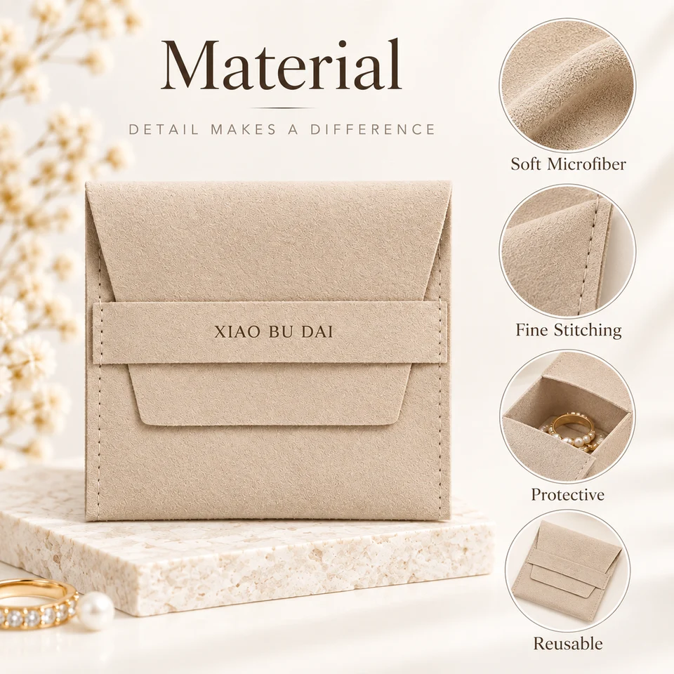Beige Microfiber Packaging Style — image 3