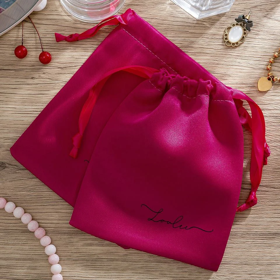 Satin Drawstring Pouch — image 3