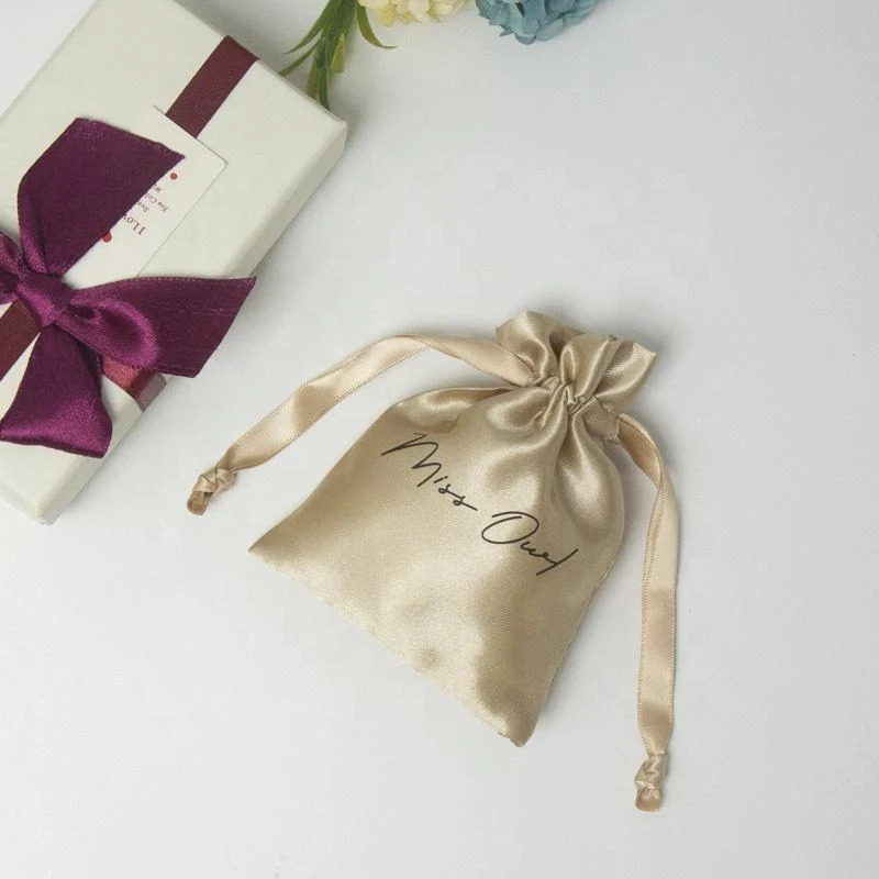 Satin Drawstring Pouch — image 3