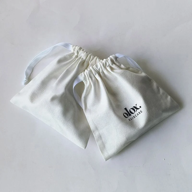 Textured Fabric Drawstring Pouch — image 5