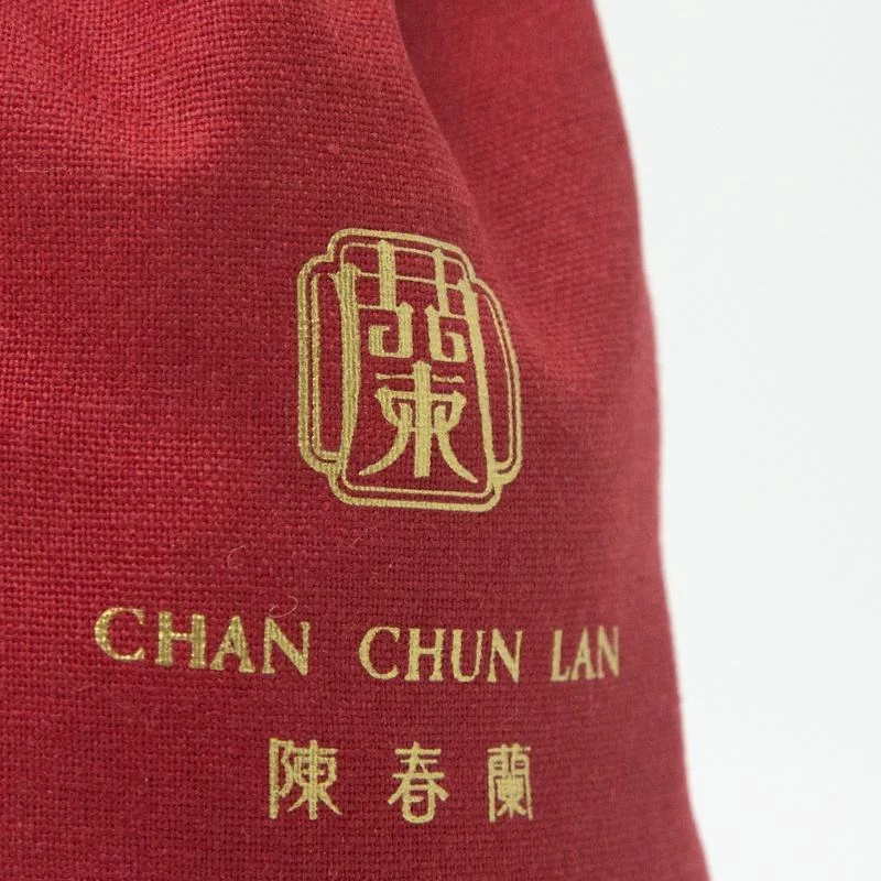 Textured Fabric Drawstring Pouch — image 6