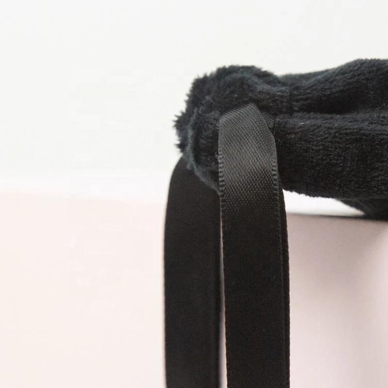 Black Velvet Drawstring Pouch — image 5