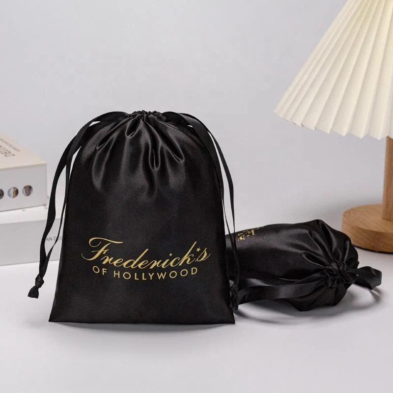 Satin Drawstring Pouch — image 3