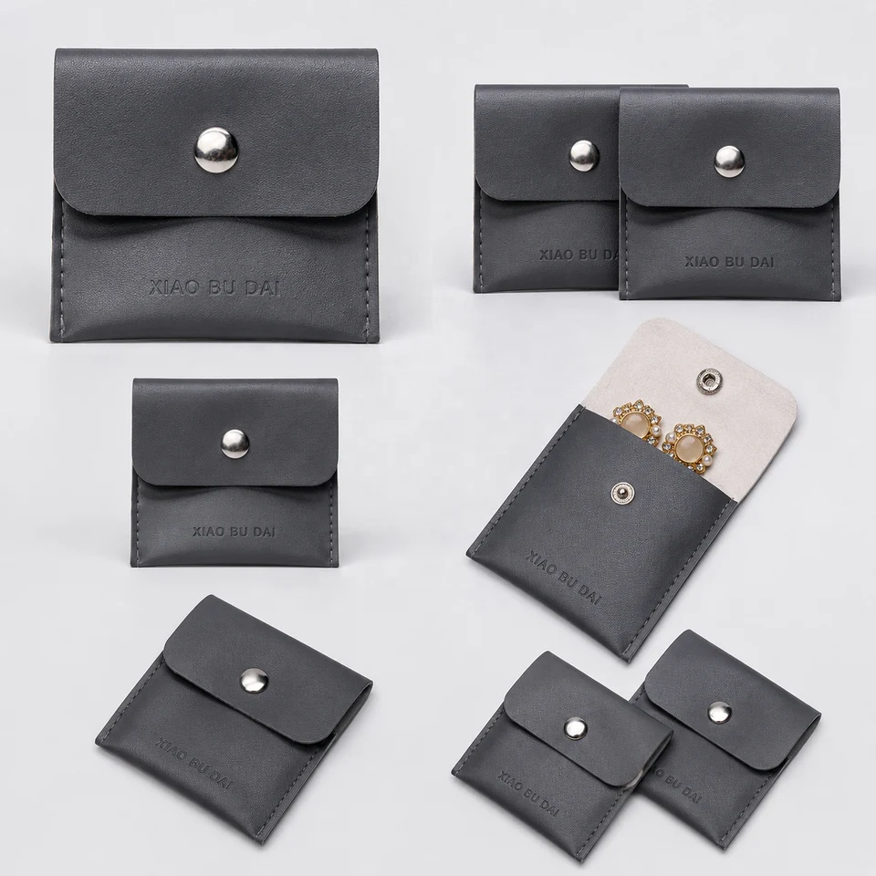 Leather-Look Drawstring Pouch — image 4