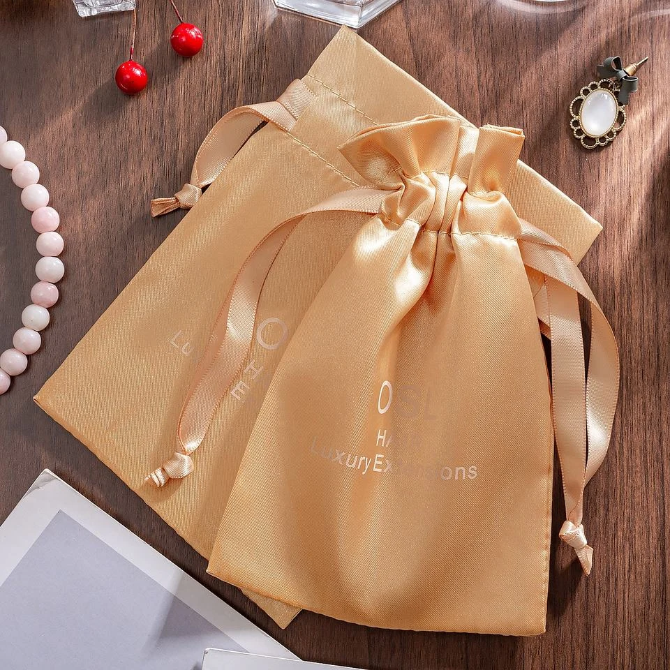 Satin Drawstring Pouch — image 3