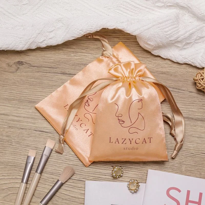 Satin Drawstring Pouch — image 4