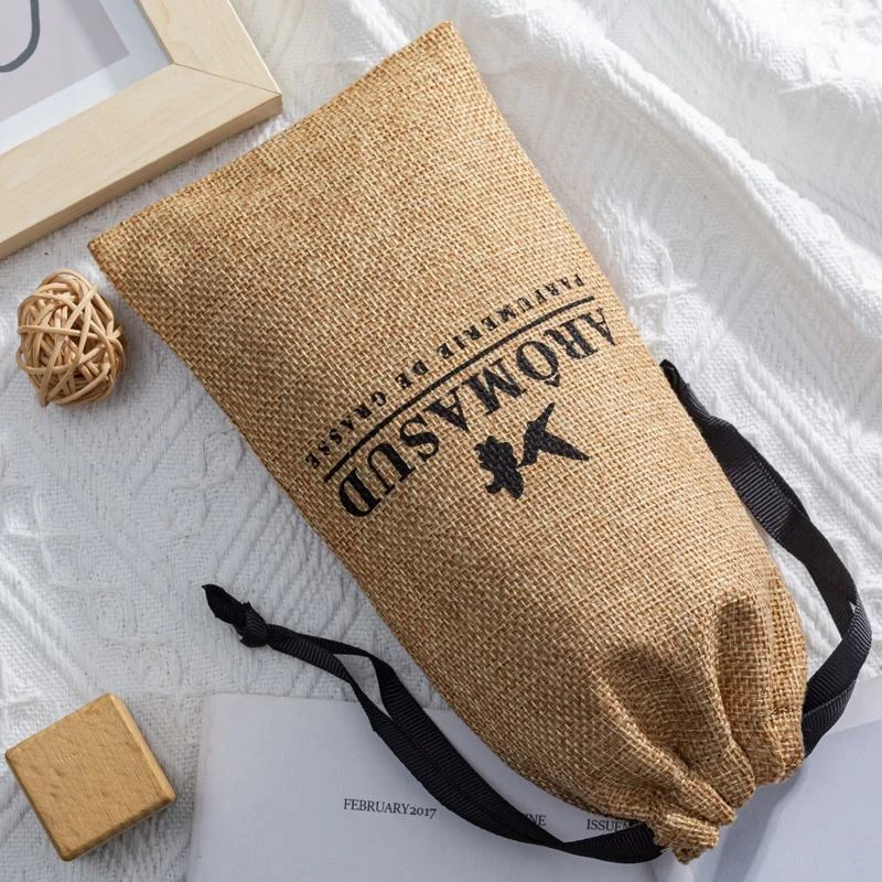 Textured Fabric Drawstring Pouch — image 4