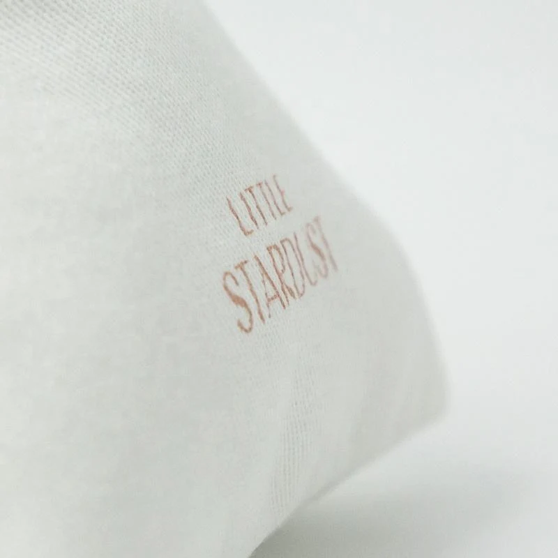 White Cotton Drawstring Pouch — image 5