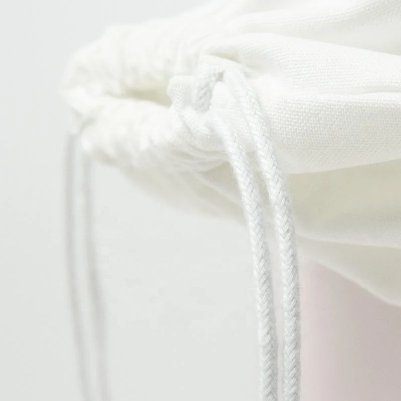 Textured Fabric Drawstring Pouch — image 5