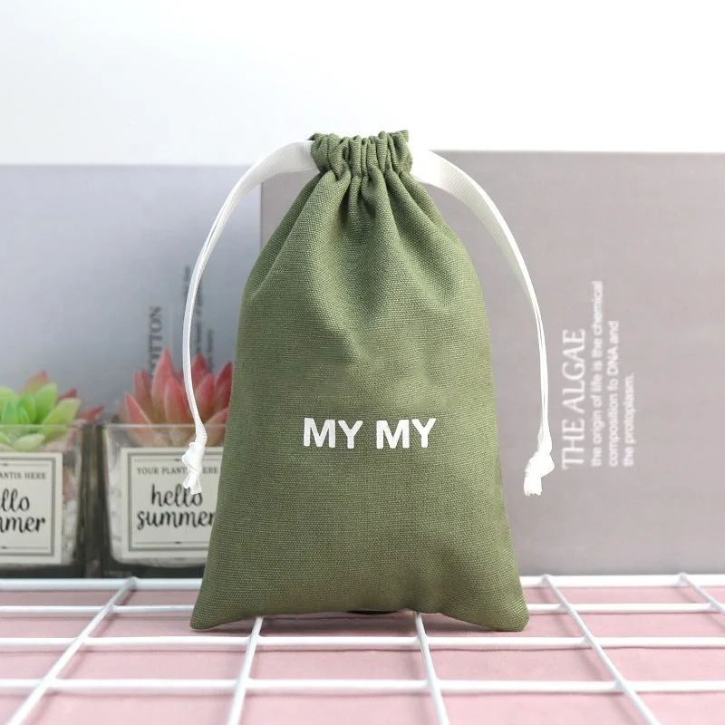 Cotton Drawstring Pouch — image 3