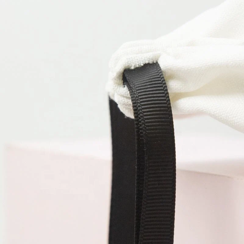 Textured Fabric Drawstring Pouch — image 5